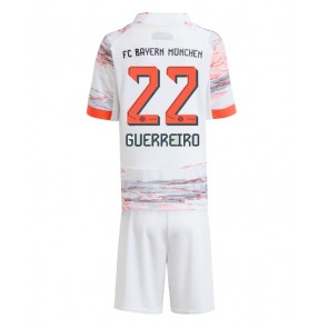 Bayern Munich Raphael Guerreiro #22 Udebanetrøje Børn 2025-26 Kortærmet (+ Korte bukser)